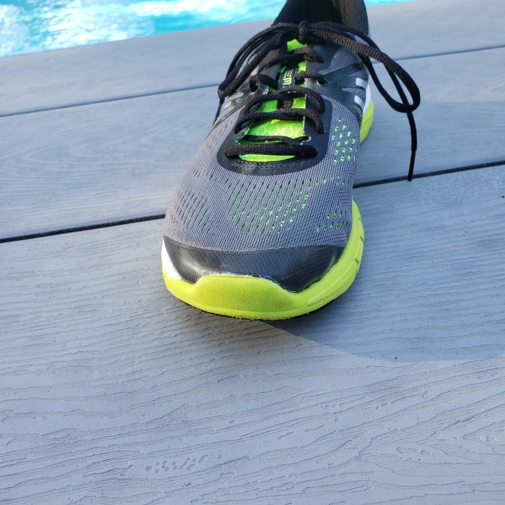 ASICS Mens Excel 33 Neon Green Running Shoes - Picture 6 of 8